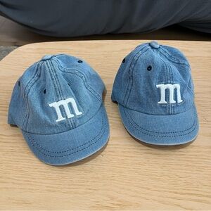 Blue Denim Caps with  'M' Logo